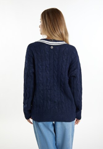 Pull-over 'Eissegler' DreiMaster Maritim en bleu