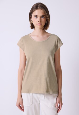 Street One Studio Shirt in Beige: front