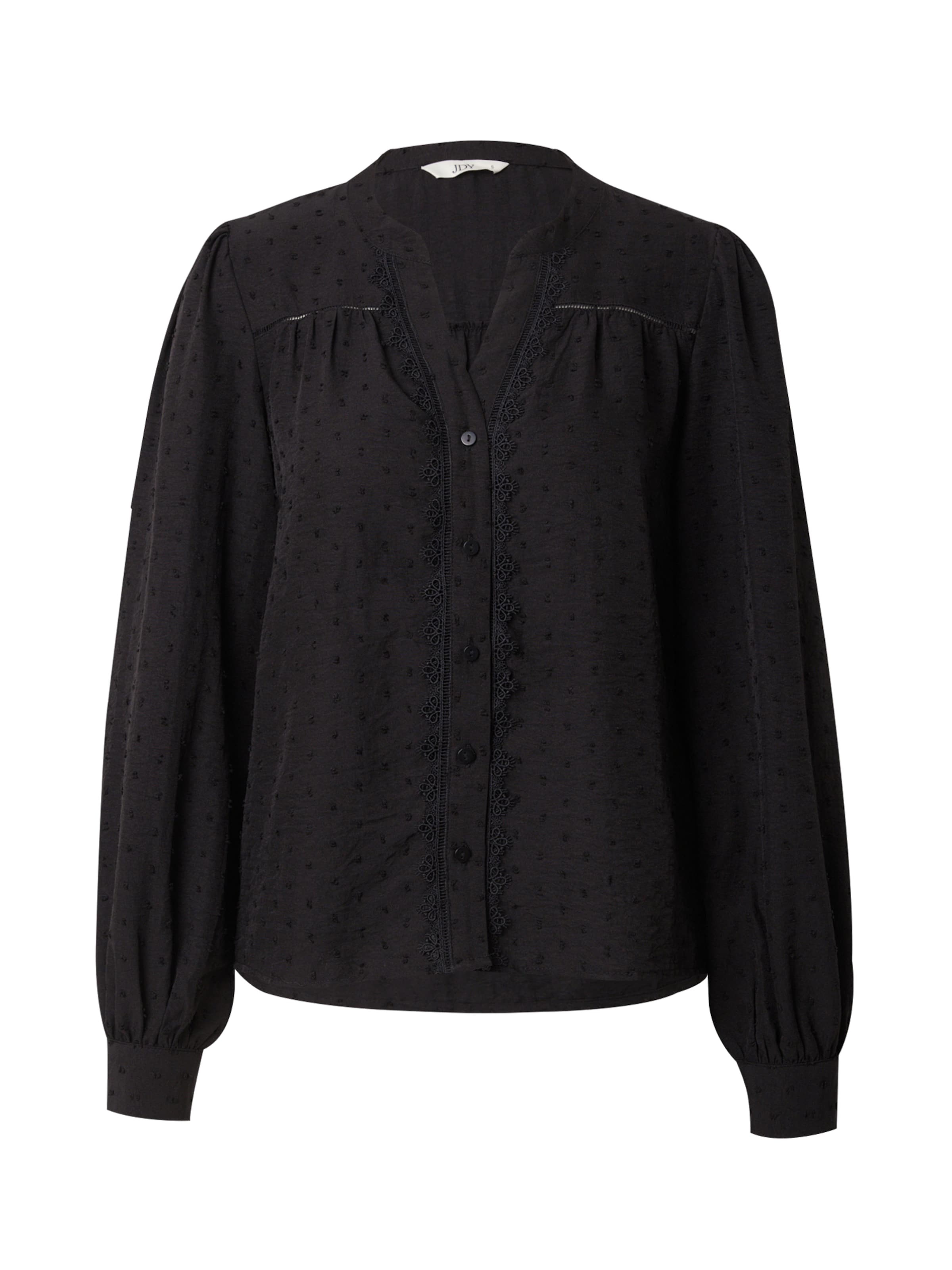 JDY Blúzka 'Train Dobby' - Čierna: predná strana