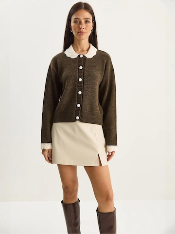 Bianco Lucci Strickjacke 'Strickjacken'‌‌‌‌‌‌‌‌‌ in Braun