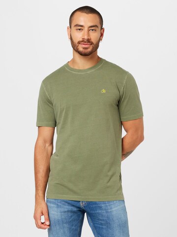 T-Shirt SCOTCH & SODA en vert : devant