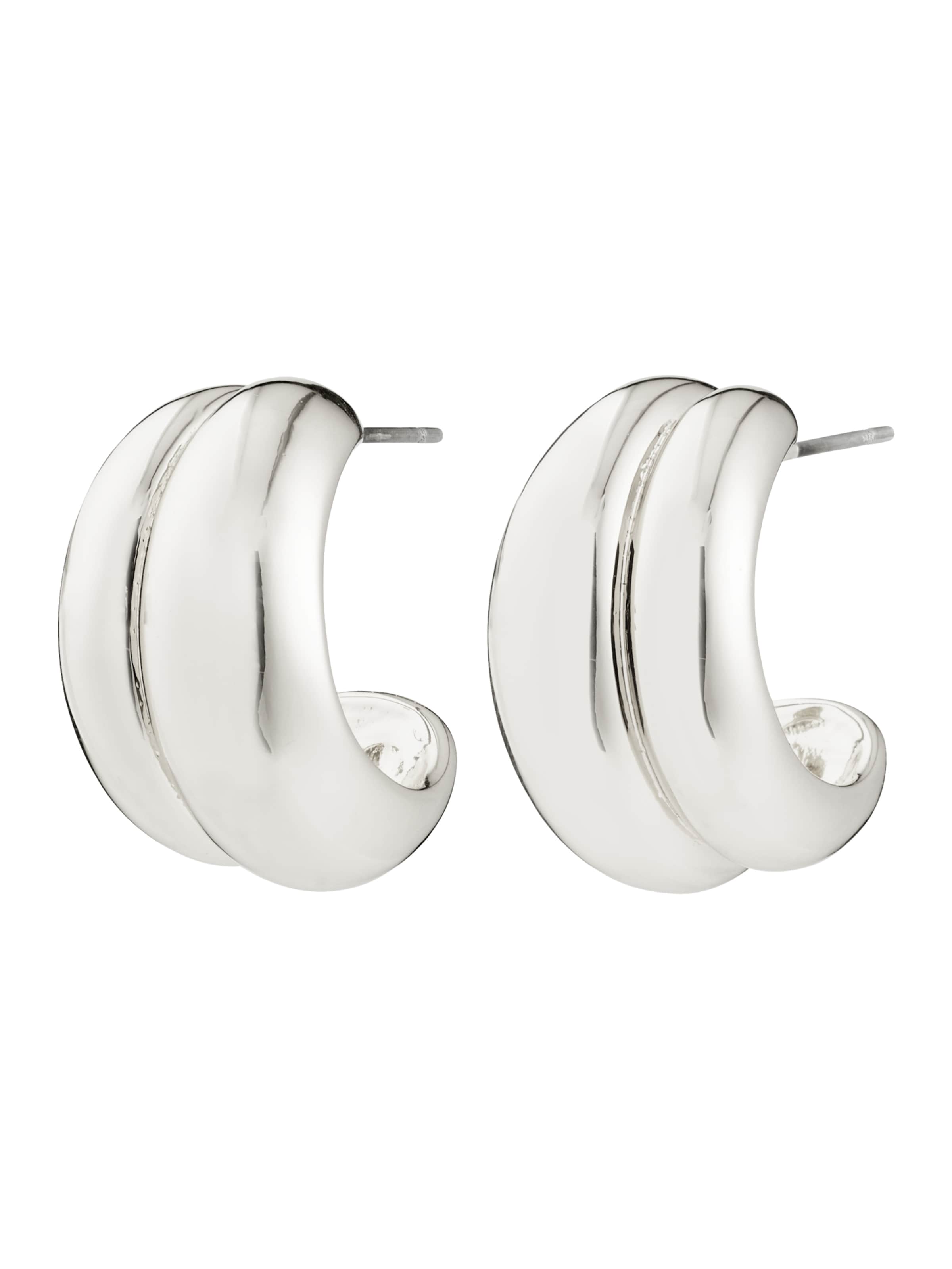 Pilgrim Kõrvarõngas 'Miko', värv Hõbe: eest vaates