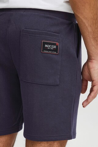 INDICODE JEANS Regular Sweatshorts in Blau