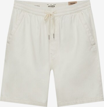 Pull&Bear Loosefit Broek in Beige: voorkant