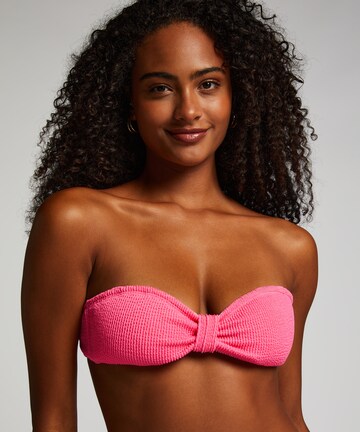 Hunkemöller Bandeau Bikini Top in Pink: front