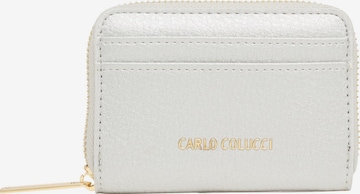 Carlo Colucci Portemonnee 'Delaiti' in Zilver: voorkant