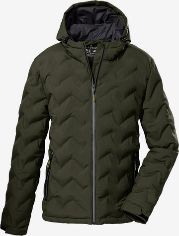 KILLTEC Outdoor jacket in Green: front