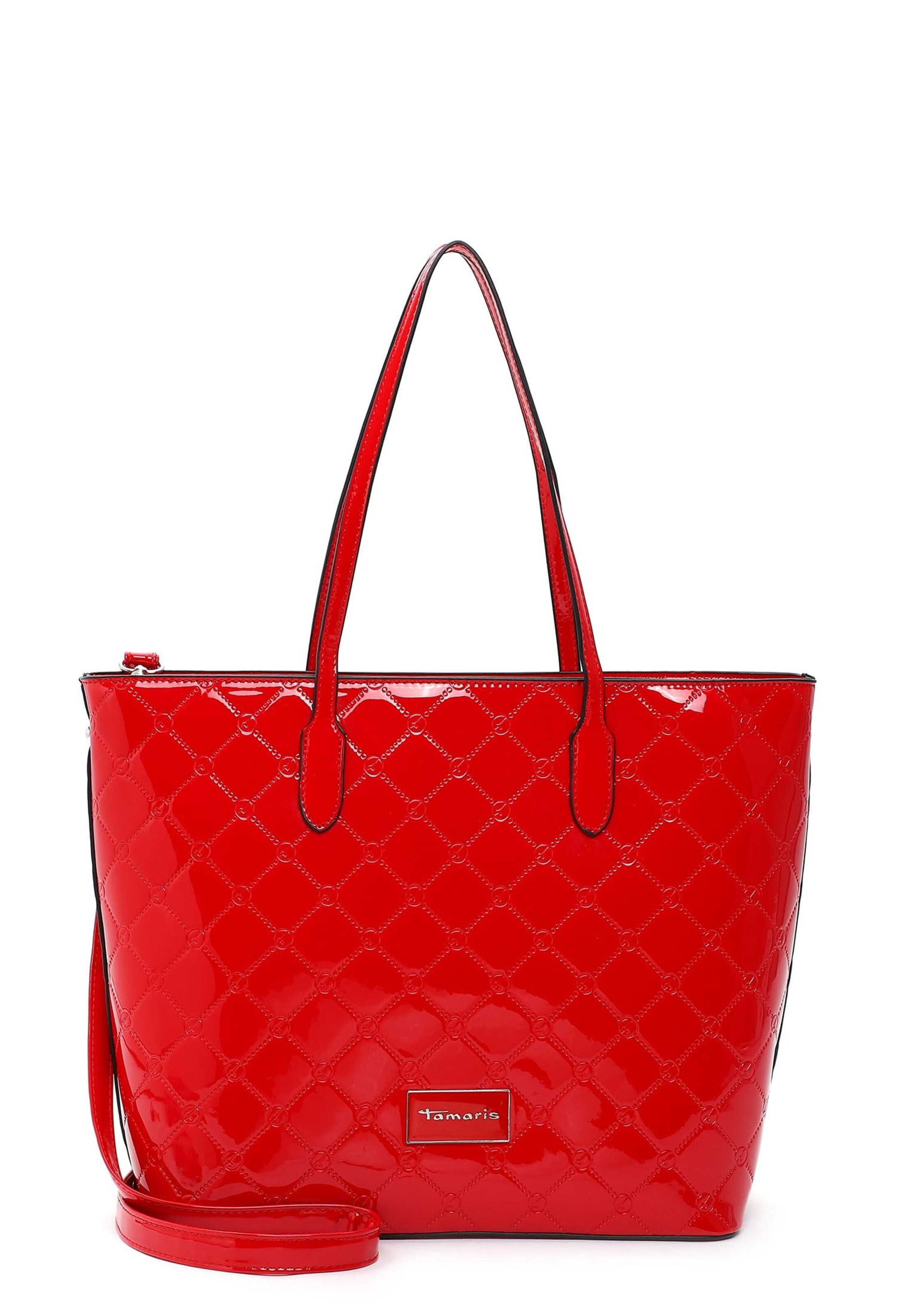 Frauen Taschen & Rucksäcke TAMARIS Shopper 'Juna' in Rot - HF60113