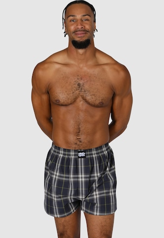 Lousy Livin Boxer shorts 'Check' in Blue: front
