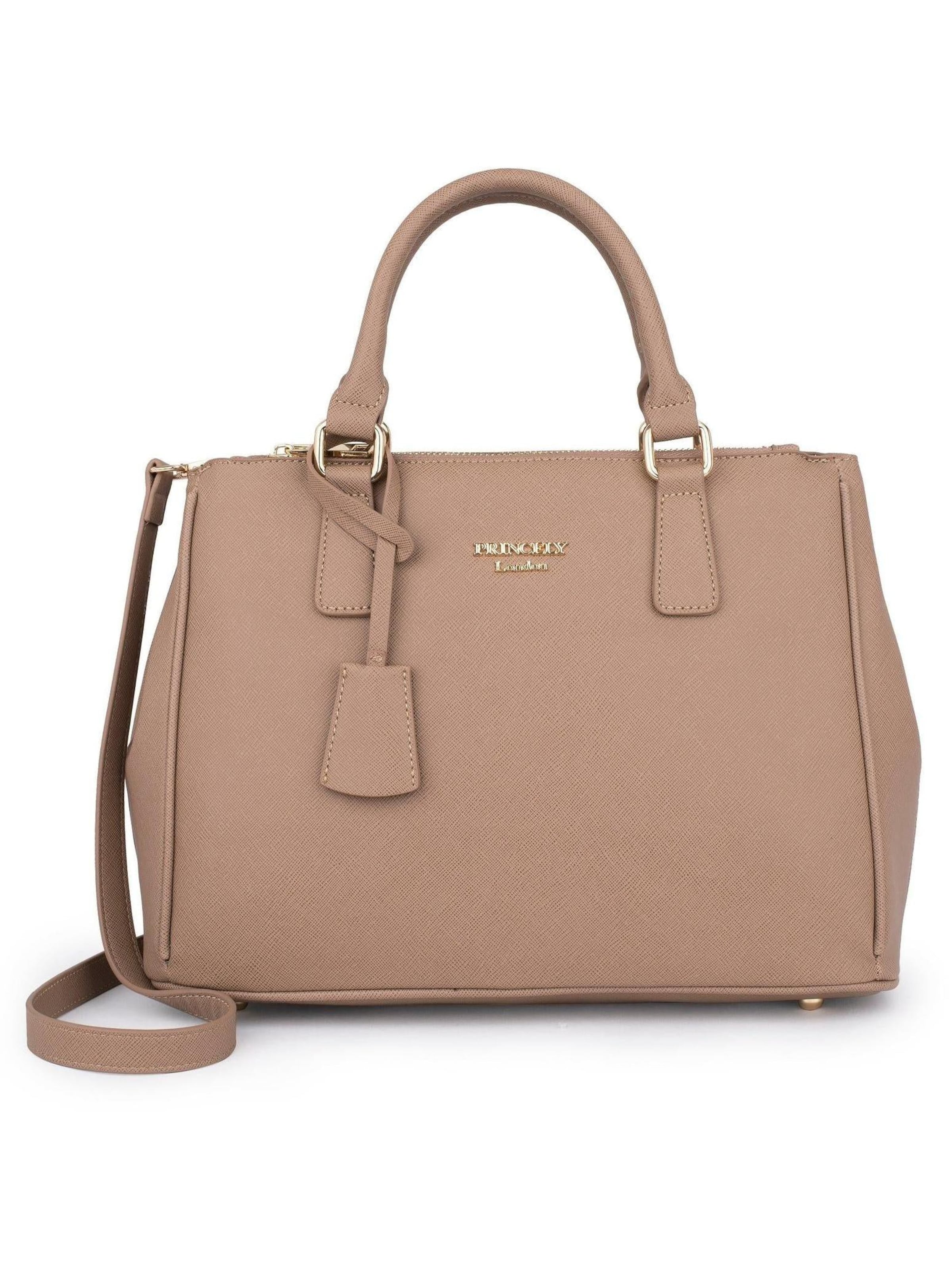 Princely London Handtasche 'Victoria'‌‌‌ in Braun: Vorderseite