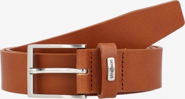 STRELLSON Belt in Brown: front