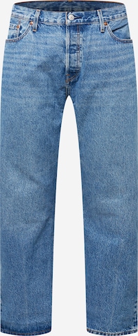 Levi's® Plus Regular Jeans 'Plus 501 '90s' in Blauw: voorkant