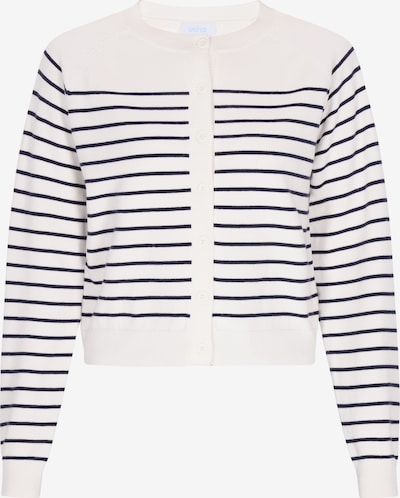 Geacă tricotată usha BLUE LABEL pe negru / alb, Vizualizare produs