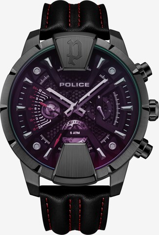 POLICE Analog Watch 'HUNTLEY' in Black: front