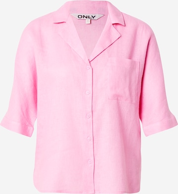 Camicia da donna 'ONLTokyo' di ONLY in rosa: frontale