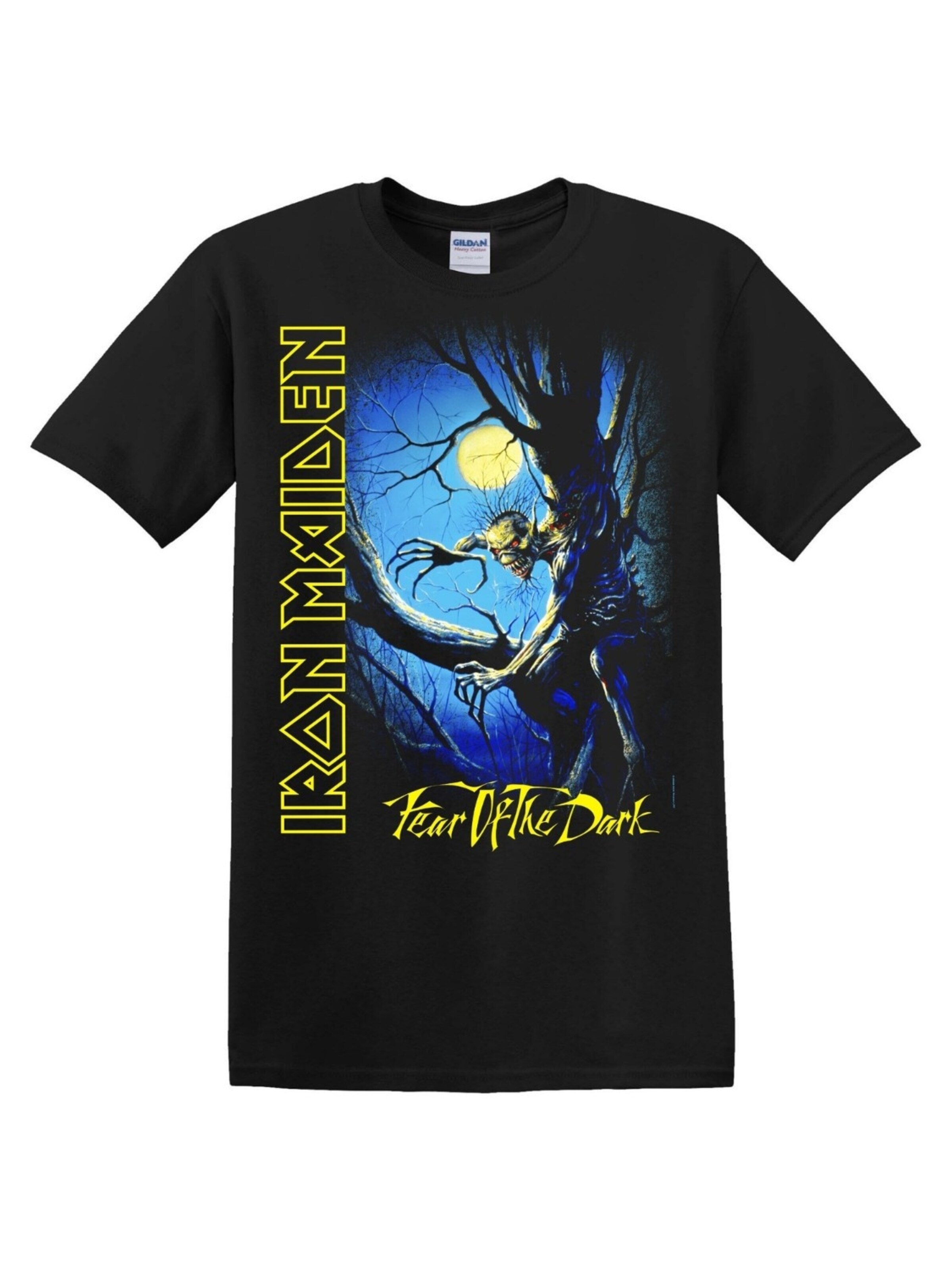Maglietta 'Iron Maiden Fear of the Dark  T-Shirt' di Iron Maiden in nero: frontale