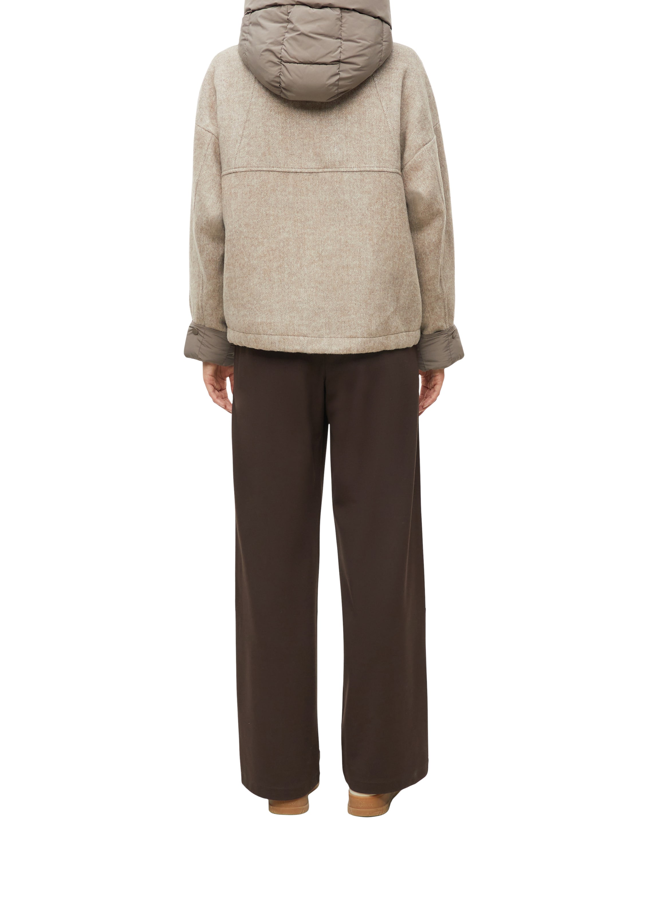 s.Oliver Jacke in Braun: Rückseite