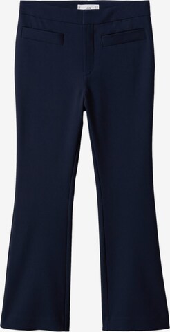 MANGO Bootcut Hose 'Trompy' in Blau: predná strana