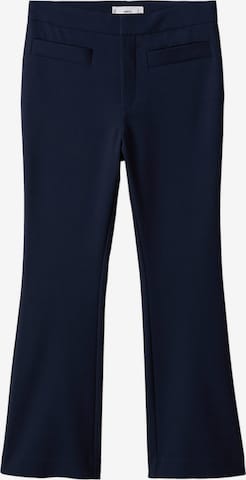 MANGO Bootcut Spodnie 'Trompy' w kolorze niebieski: przód