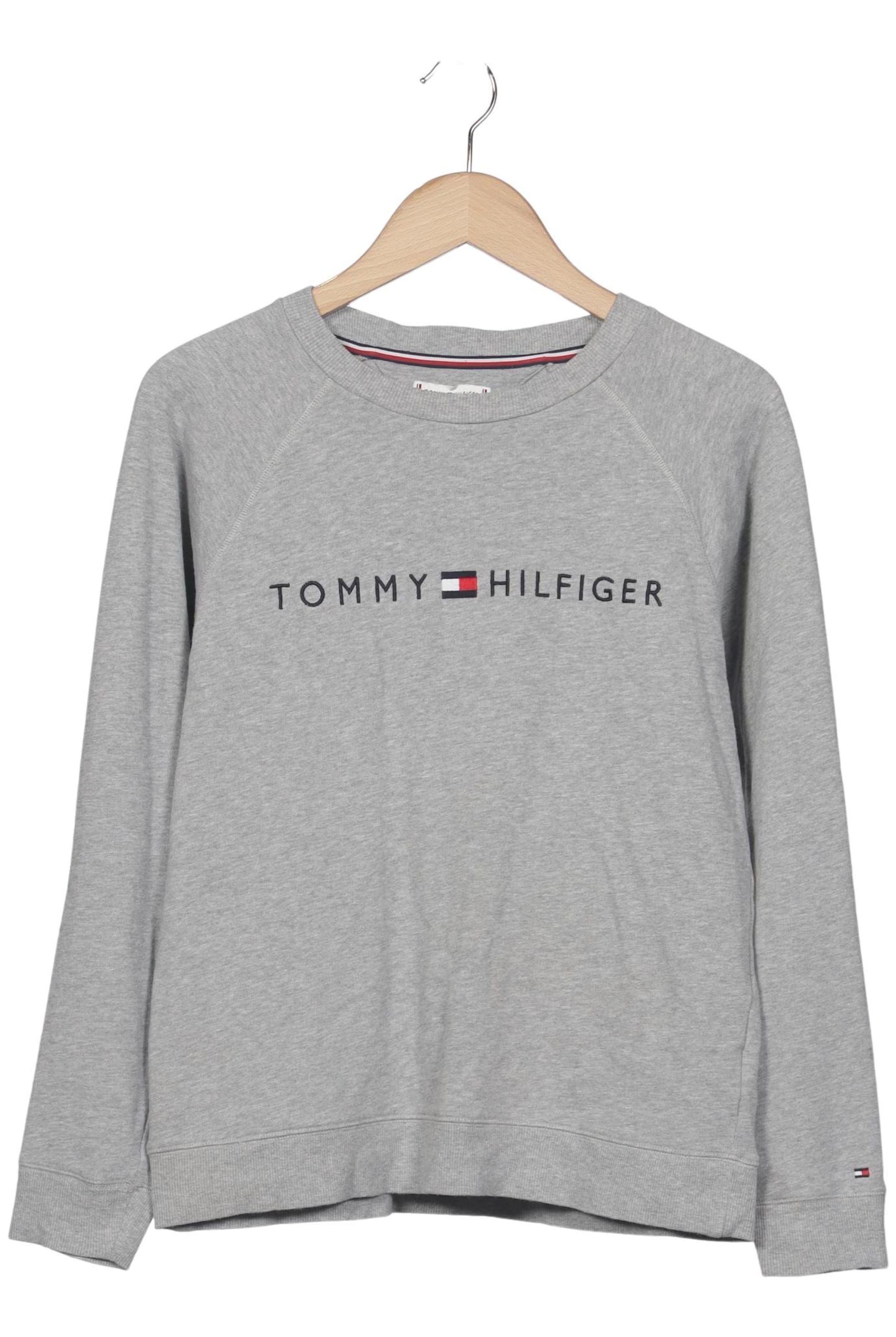 TOMMY HILFIGER Sweatshirt & Zip-Up Hoodie in S in Grey: front