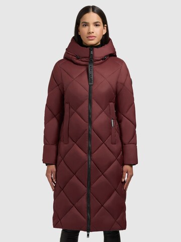 Manteau d’hiver 'SALIA' khujo en rouge : devant