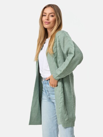 Threadbare Knit Cardigan 'Rozanna' in Green