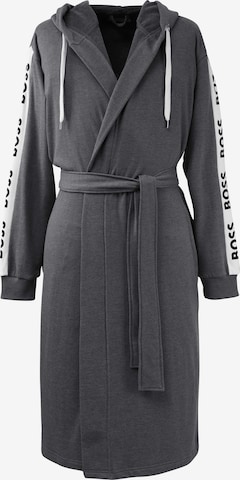 BOSS Home Long Bathrobe 'SENSE' in Grey: front