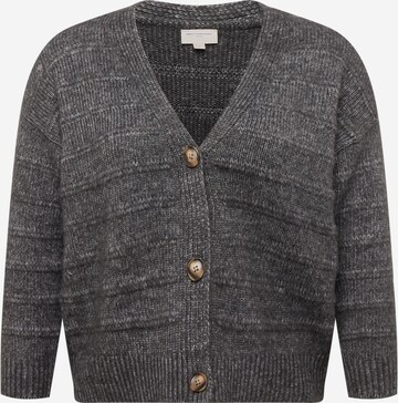 ONLY Carmakoma Knit cardigan 'CELINA' in Grey: front