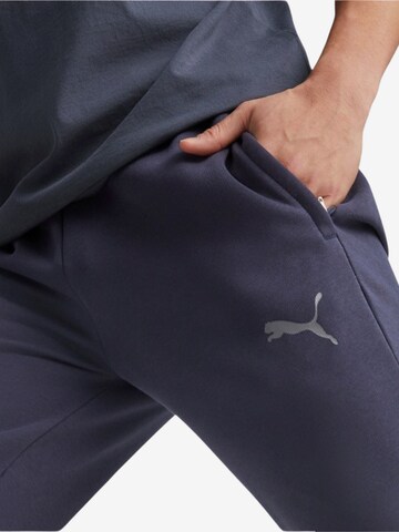 Effilé Pantalon de sport 'Team Cup' PUMA en bleu