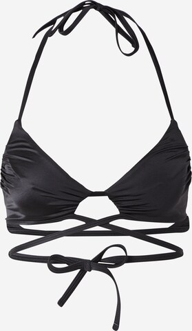 Triangolo Top per bikini di PASSIONATA in nero: frontale