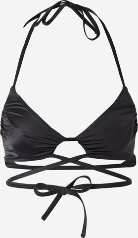 Triangle Hauts de bikini PASSIONATA en noir : devant