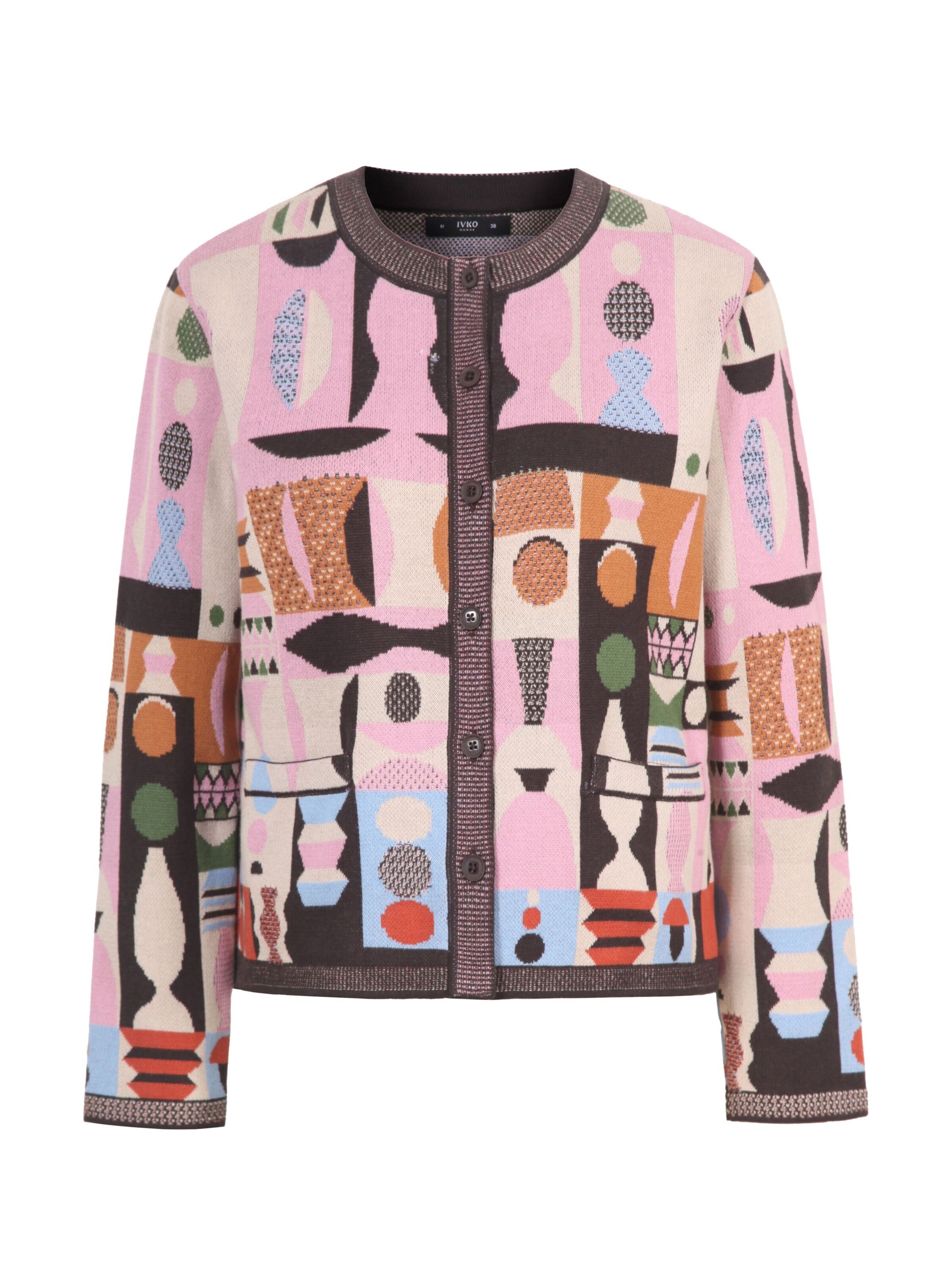 IVKO Woman Strickjacke in Mischfarben: Vorderseite