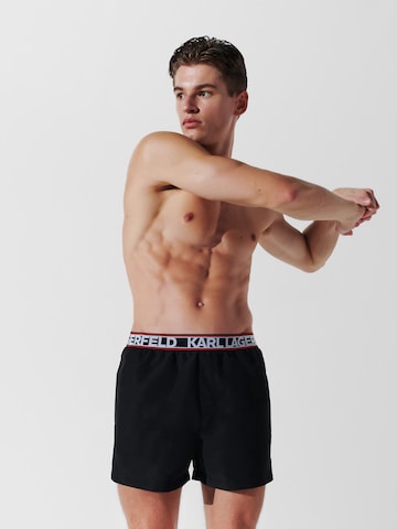 Karl Lagerfeld Badshorts i svart
