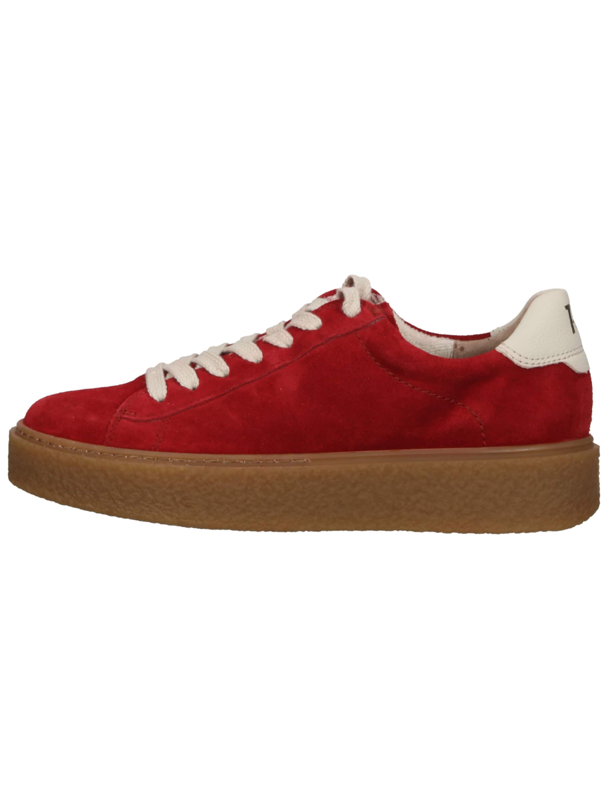 Baskets basses Paul Green en rouge