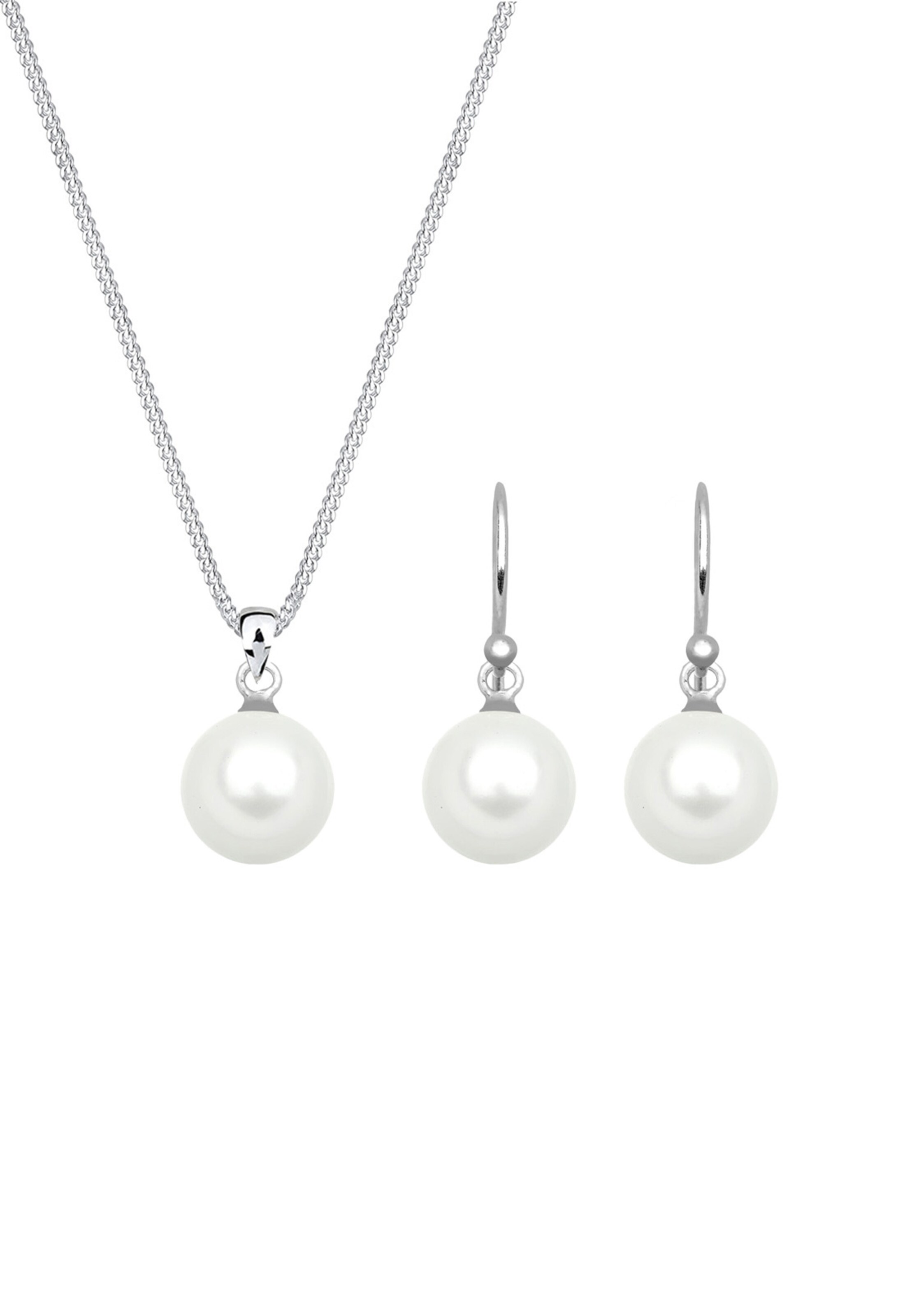 ELLI Комплект украшений в Серебристый