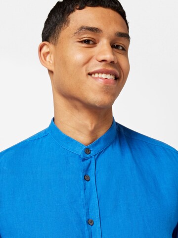 DRYKORN Slim fit Button Up Shirt 'TAROK' in Blue