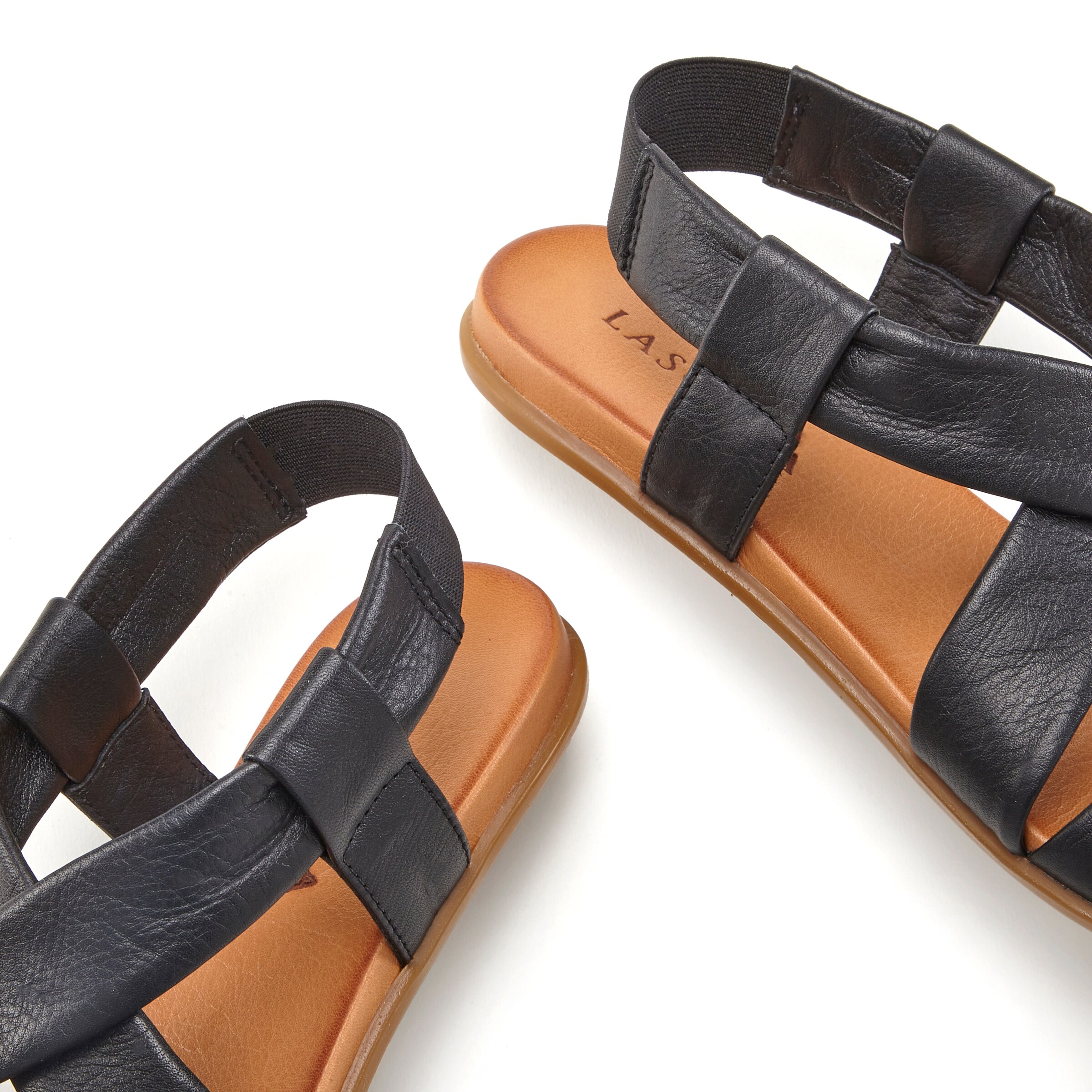 LASCANA Sandal i svart