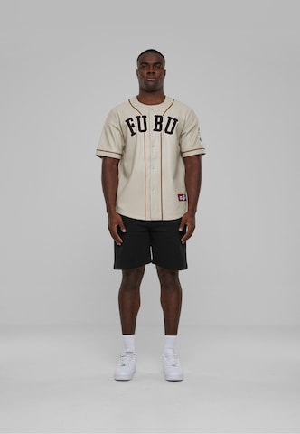 FUBU Regular fit T-shirt i beige