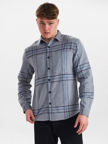 Dxnmxrk Shirt 'DXErvin' in Grau: Vorderseite