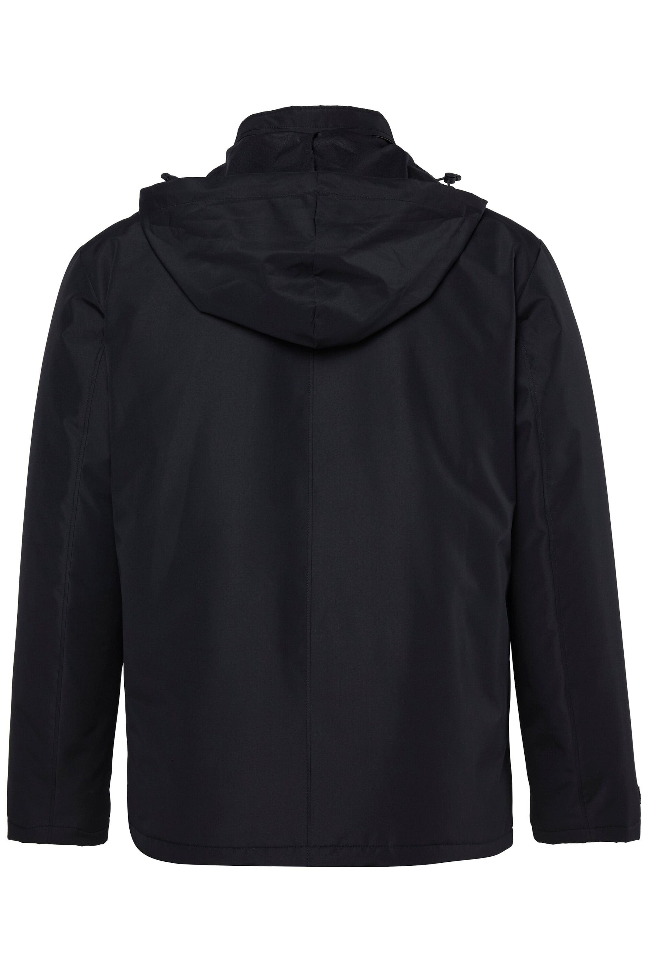 Men Plus Jacke in Schwarz