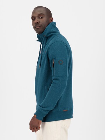 Alife and Kickin Zip-Up Hoodie 'EliasAK' in Blue