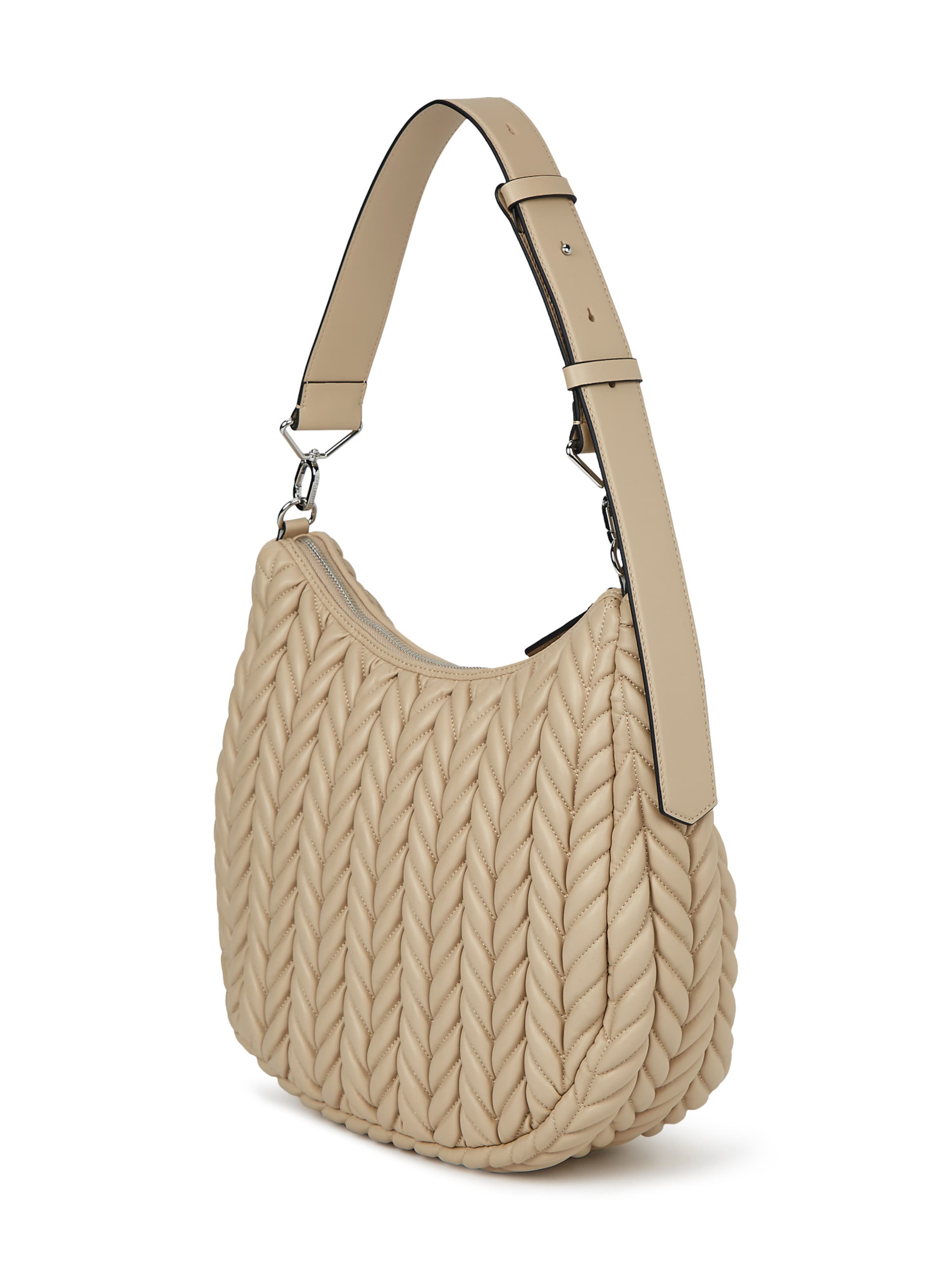 Borsa a spalla 'K/Weave' di Karl Lagerfeld in beige