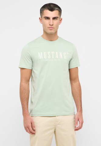MUSTANG T-Shirt ' Style Austin ' in Grün: Vorderseite