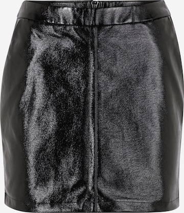Vero Moda Petite Skirt 'VINYL' in Black: front