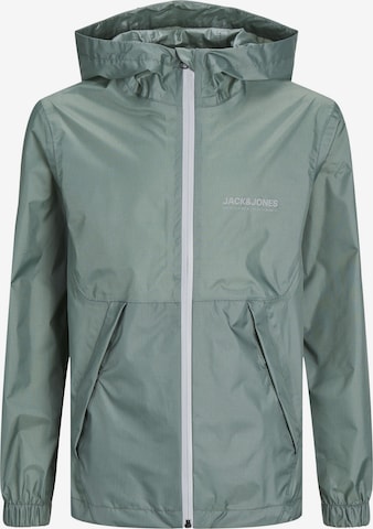 Jack & Jones Junior Performance Jacket in Green: front