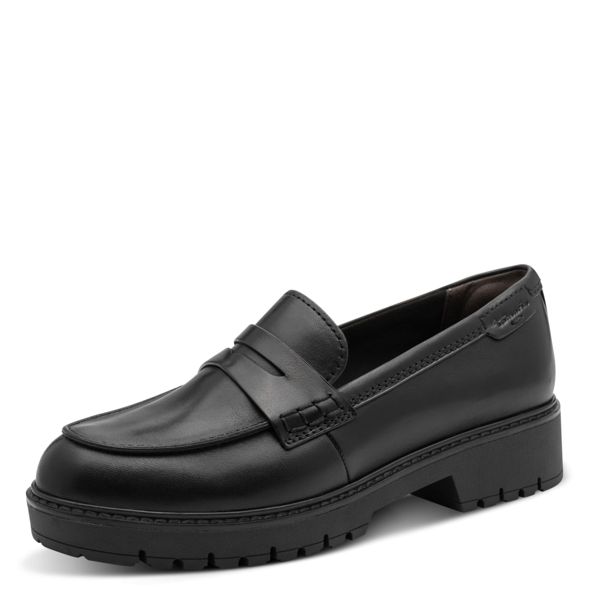 Tamaris Slip-ons in Black: front