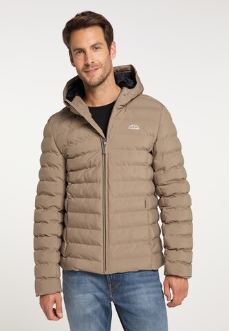 ICEBOUND Winter Jacket in Brown: front