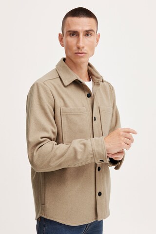!Solid Regular fit Overhemd 'Tam' in Beige: voorkant