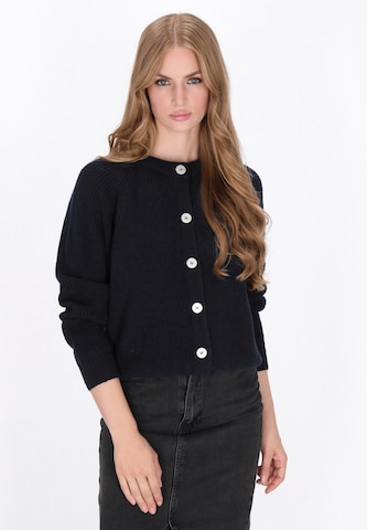 DreiMaster Vintage Knit cardigan in Blue: front