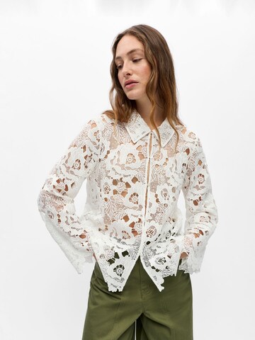 Camicia da donna 'OBJElera' di OBJECT in bianco